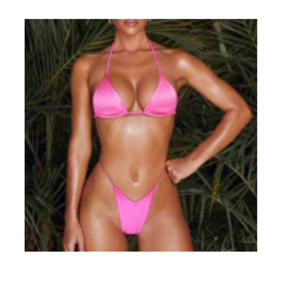 Pink bikini